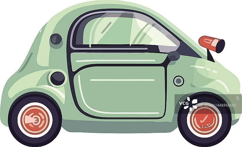 可爱的汽车设计图片素材