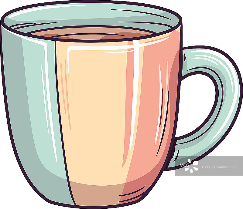 马克杯里的热饮图片素材