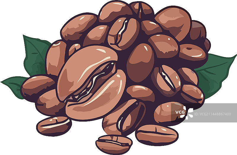 新鲜咖啡豆设计图片素材