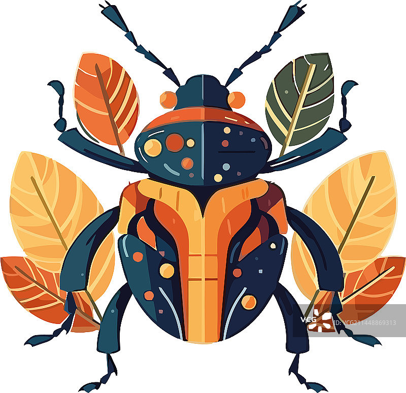 可爱的瓢虫设计图片素材