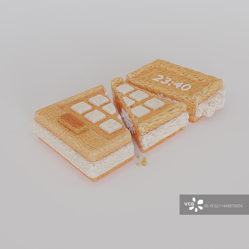 分手机蛋糕图片素材