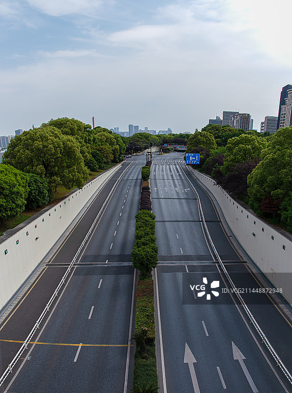 杭州沿江公路之江路图片素材