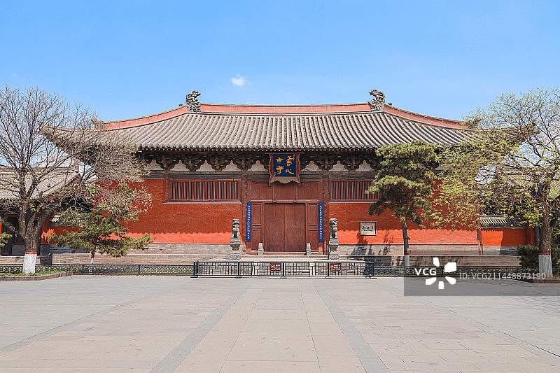 中国山西省大同市全国文保善化寺图片素材