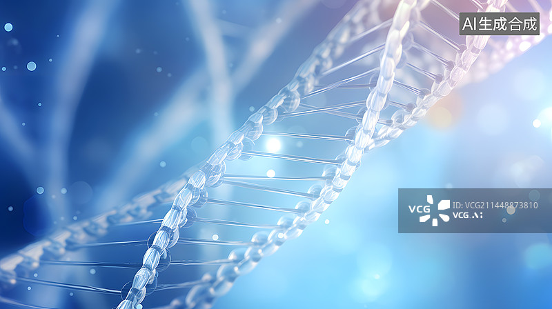 【AI数字艺术】DNA三维渲染图形图片素材
