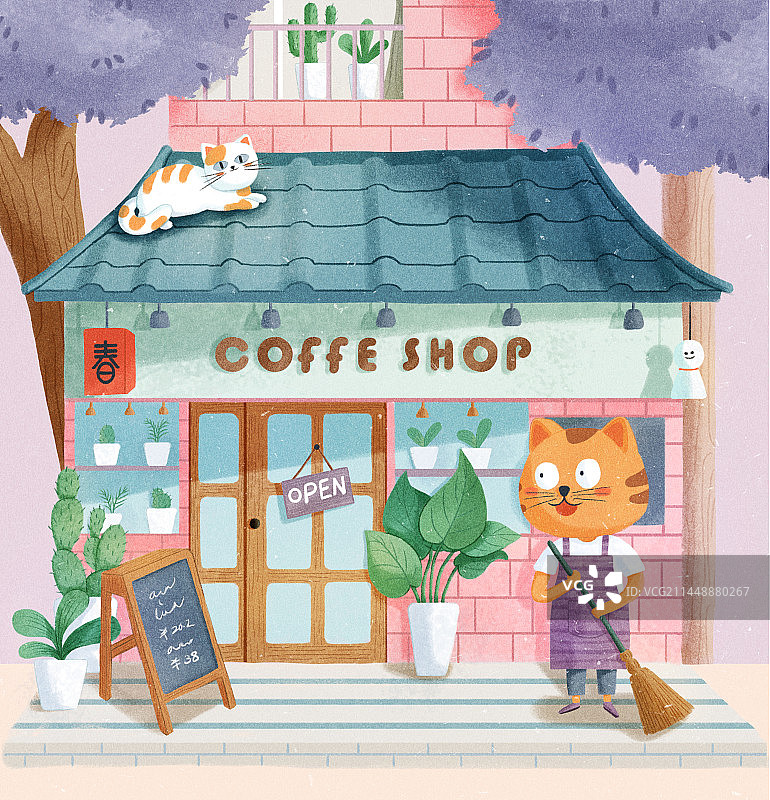 咖啡屋图片素材