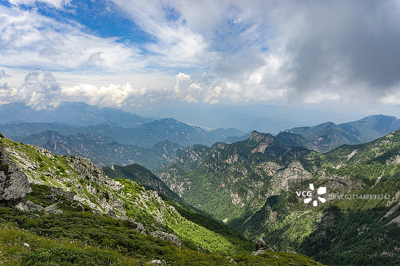 太白山大爷海图片素材