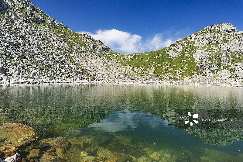太白山大爷海图片素材