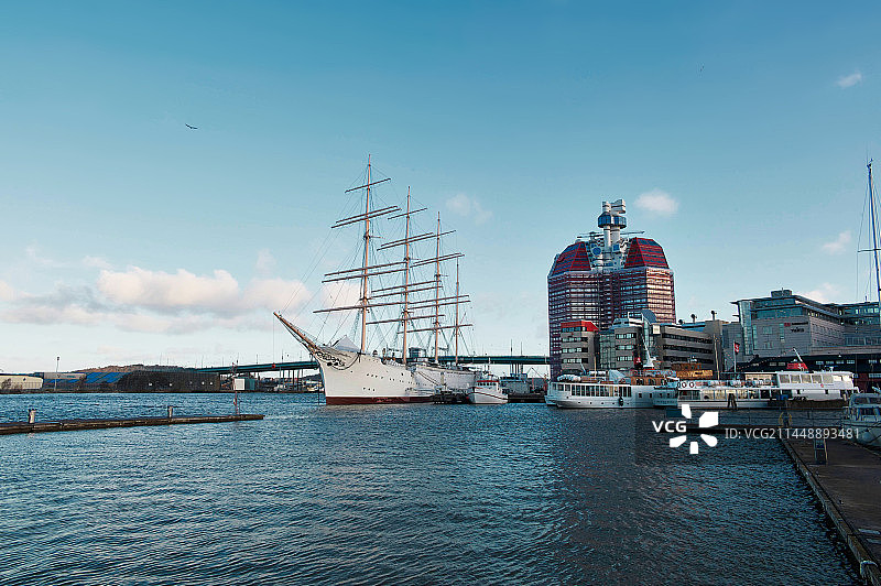 哥德堡海港都市风景斯堪的纳维亚半岛港口图片素材