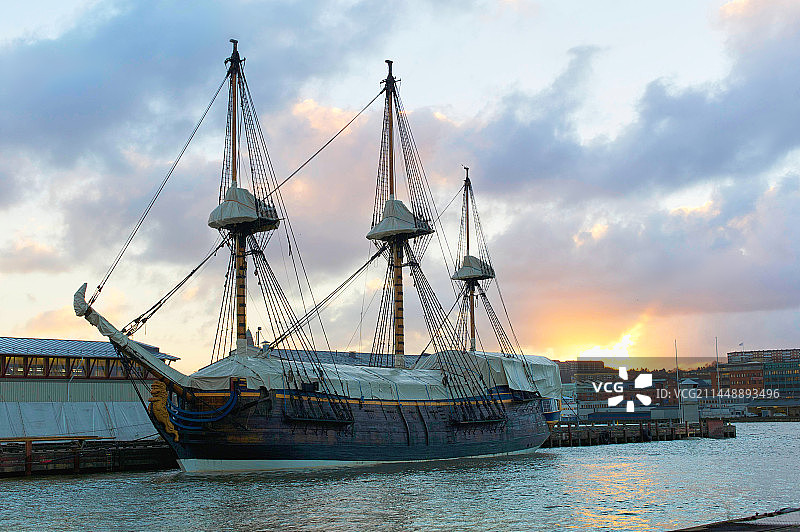 哥德堡海港都市风景斯堪的纳维亚半岛港口图片素材