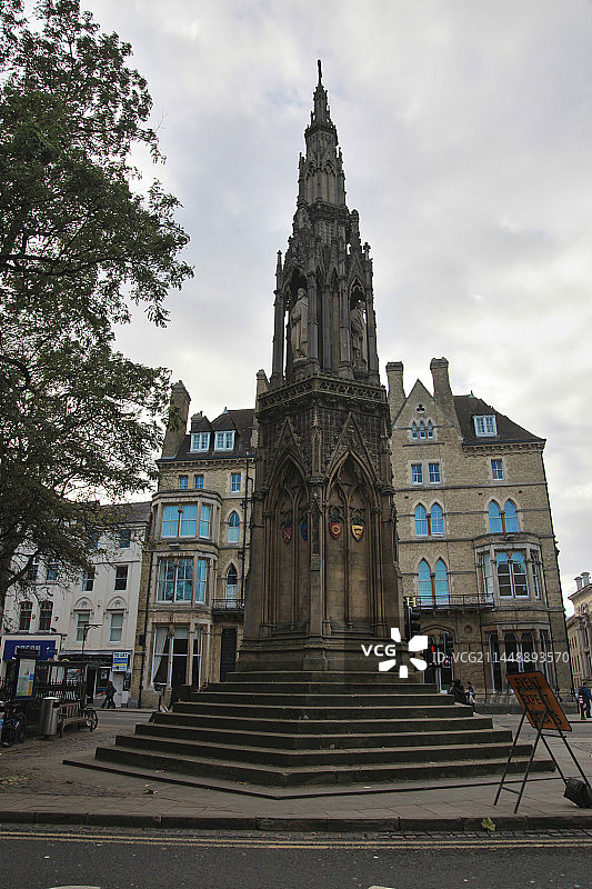 欧洲英国牛津郡牛津大学一角图片素材