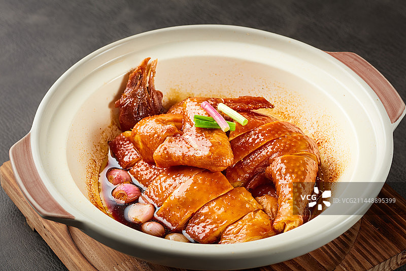瓦罐豉油鸡图片素材