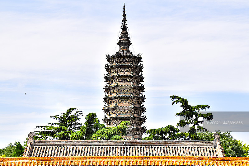 河北正定澄灵塔图片素材