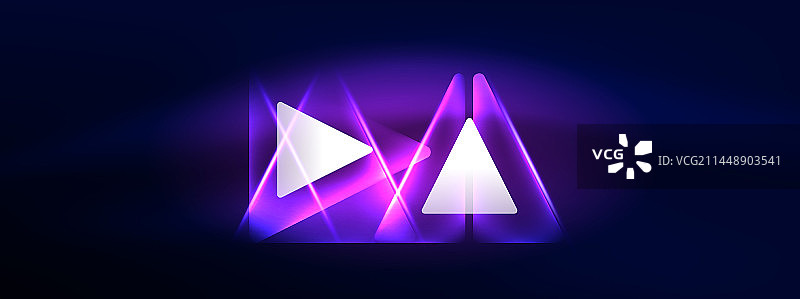 霓虹灯黑客几何背景虚拟图片素材