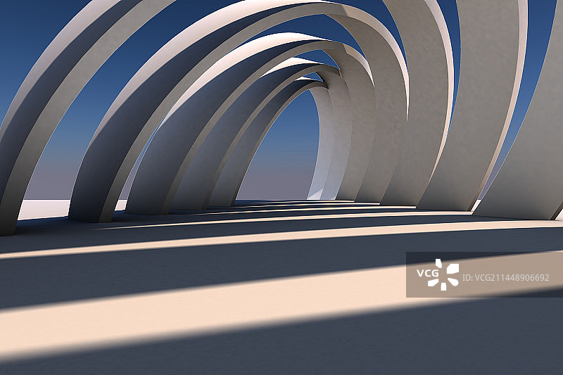 C4D建筑留白空间图片素材