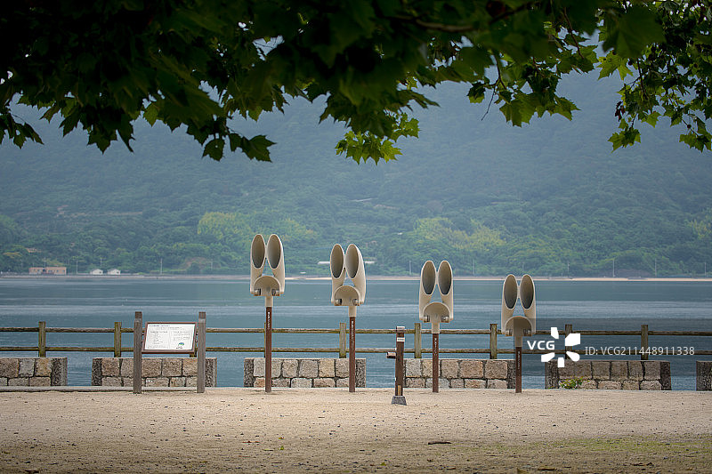 亚洲日本广岛县大久野岛的风光图片素材