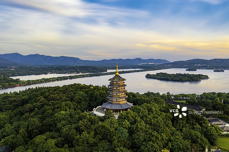 杭州西湖景区风光图片素材