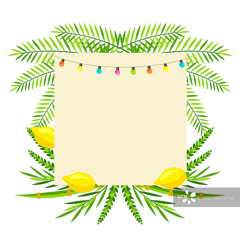 快乐的住棚节贺卡节日背景图片素材