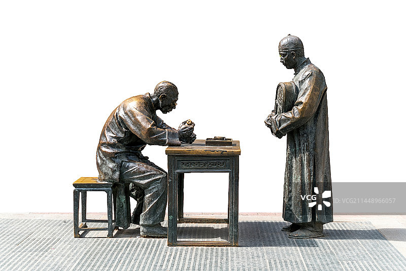 非遗，传统手艺，精修钟表，立等可取，雕塑图片素材