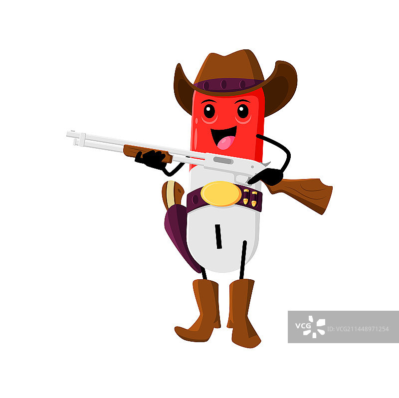 卡通碘强盗或强盗微量营养素图片素材