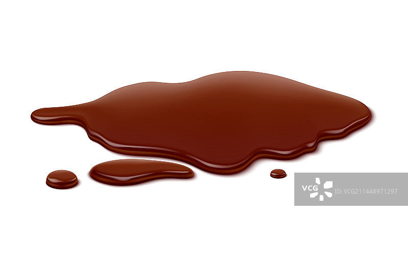 诱人的巧克力液图片素材