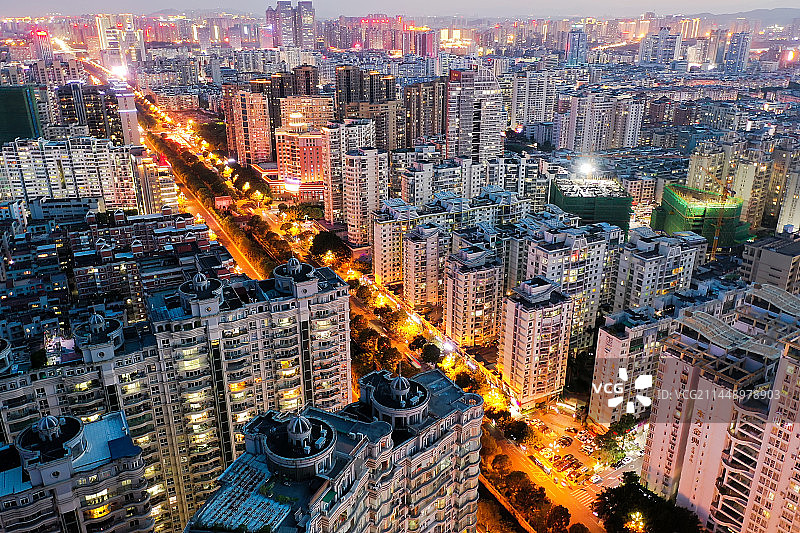 泉州市区夜景 刺桐城图片素材