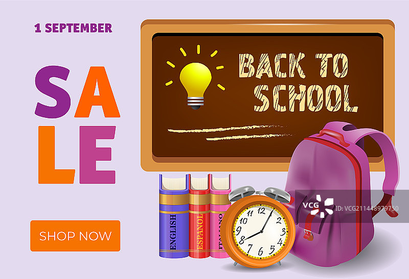 返校季立即购买促销传单设计图片素材