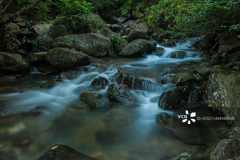广西南宁市大明山溪流图片素材
