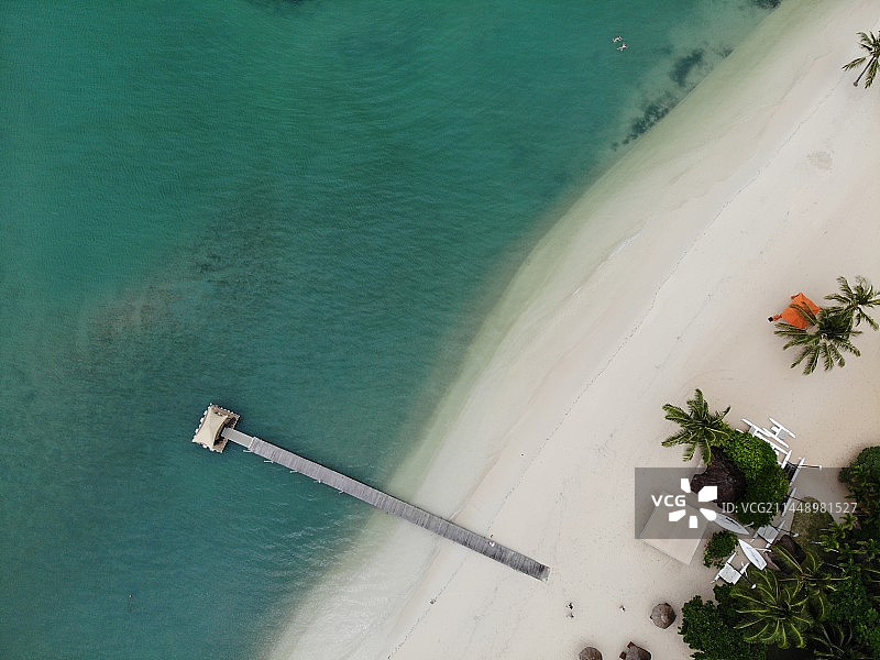 毛里求斯 航拍图片素材