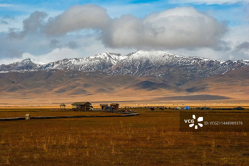 若尔盖草原秋天图片素材