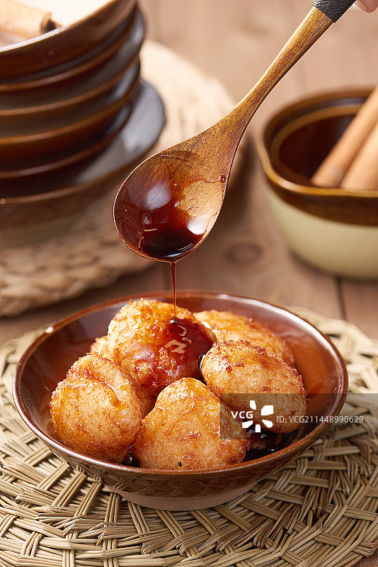 红糖糍粑图片素材