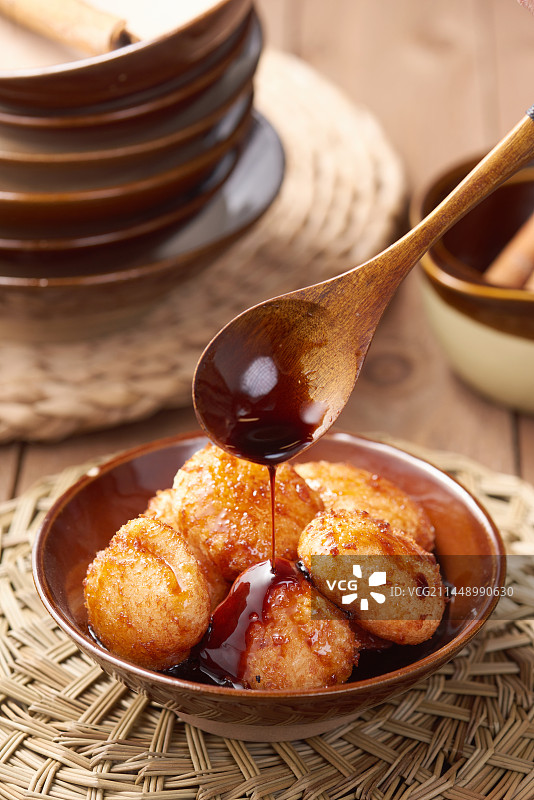 红糖糍粑图片素材