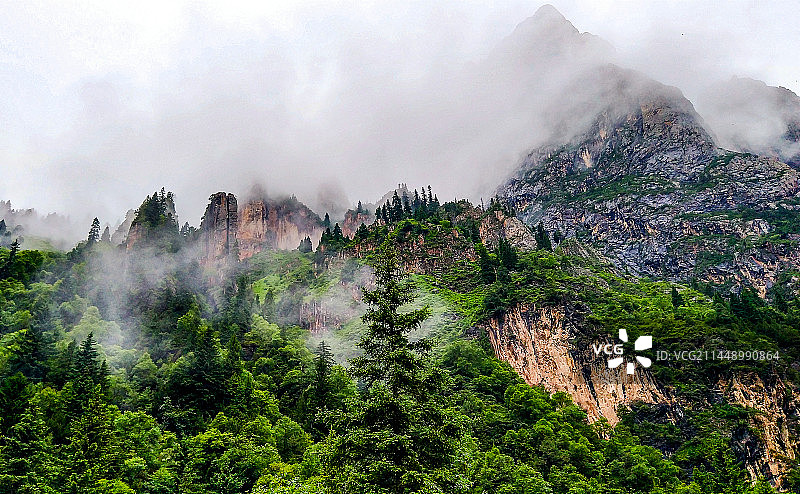 甘南藏族自治区扎尕那图片素材