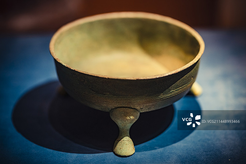 淮安市博物馆六朝三足洗图片素材