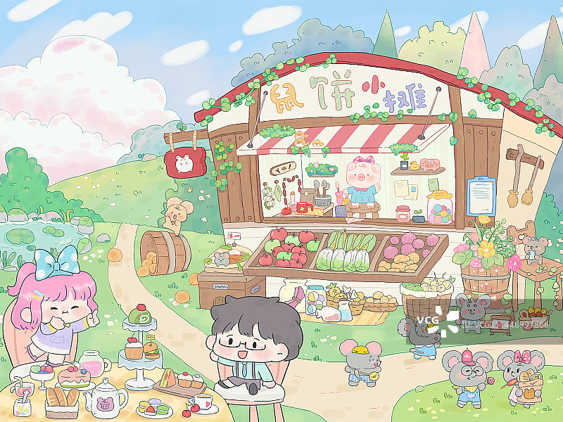 儿童插画图片素材