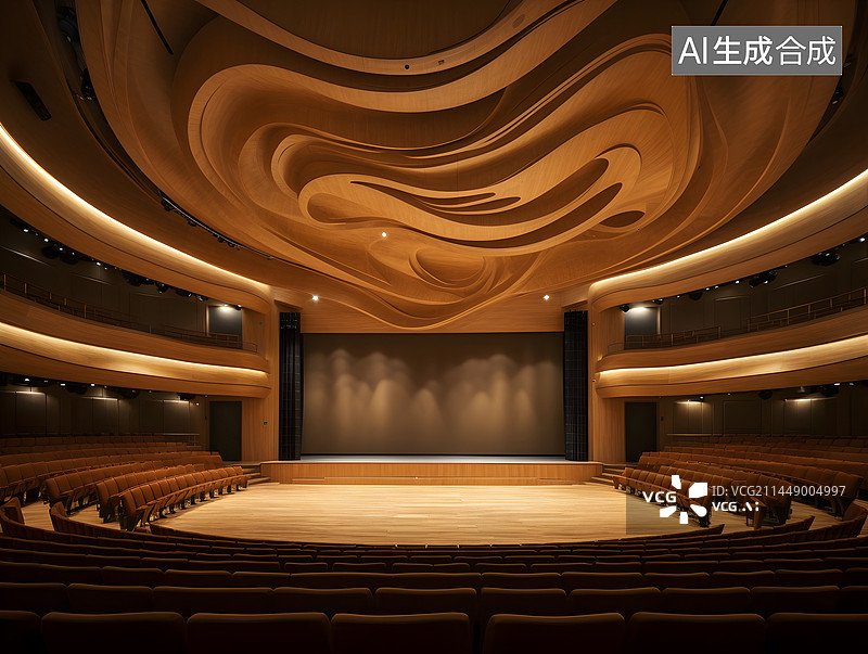 【AI数字艺术】剧场图片素材