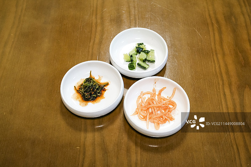 中国吉林省延吉市东方水上市场早市特色美食图片素材