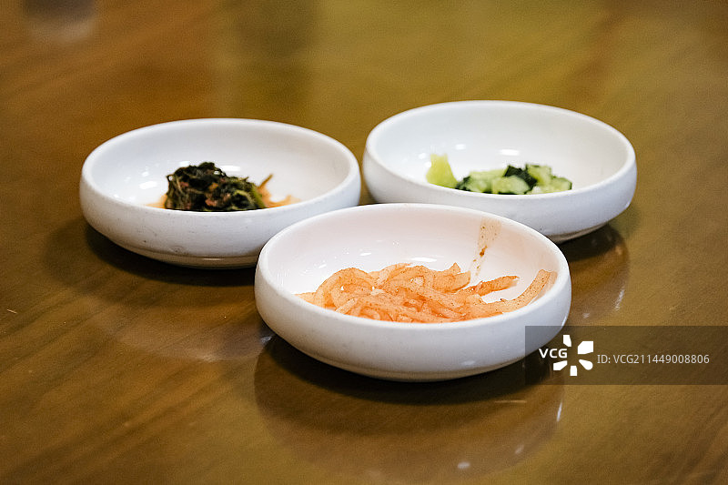 中国吉林省延吉市东方水上市场早市特色美食图片素材