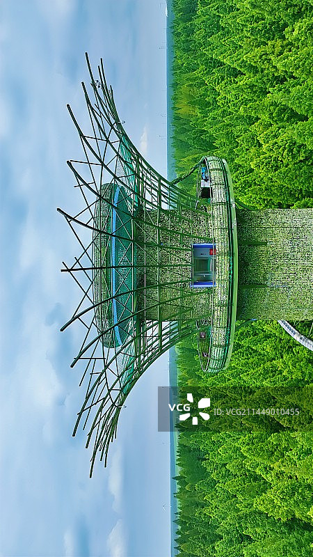 黄海森林公园鸟巢图片素材