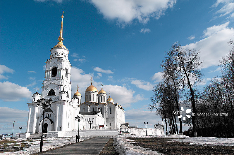 俄罗斯弗拉基米尔德米特里教堂图片素材