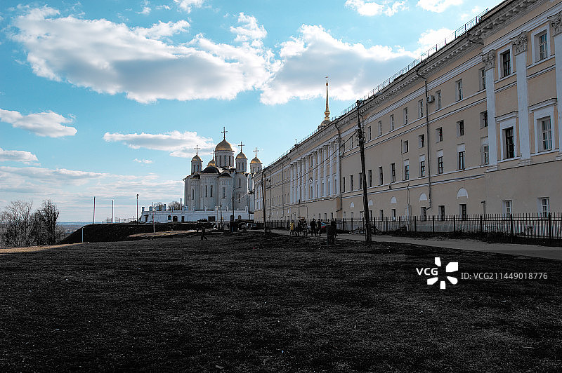 俄罗斯弗拉基米尔德米特里教堂图片素材