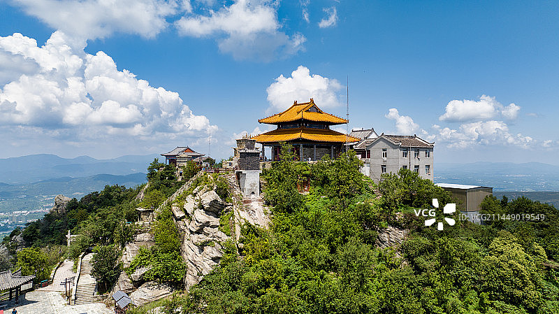 湖北武汉黄陂木兰山金顶特写图片素材