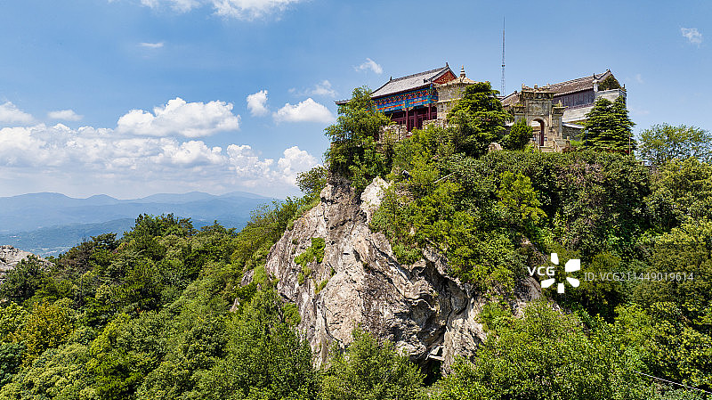 湖北武汉黄陂木兰山娘娘殿特写图片素材