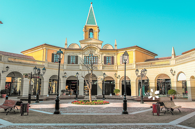 亚洲中国天津佛罗伦萨小镇图片素材