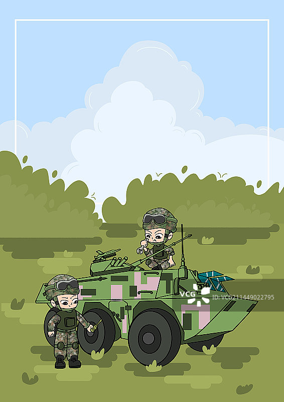战车｜海报插画图片素材