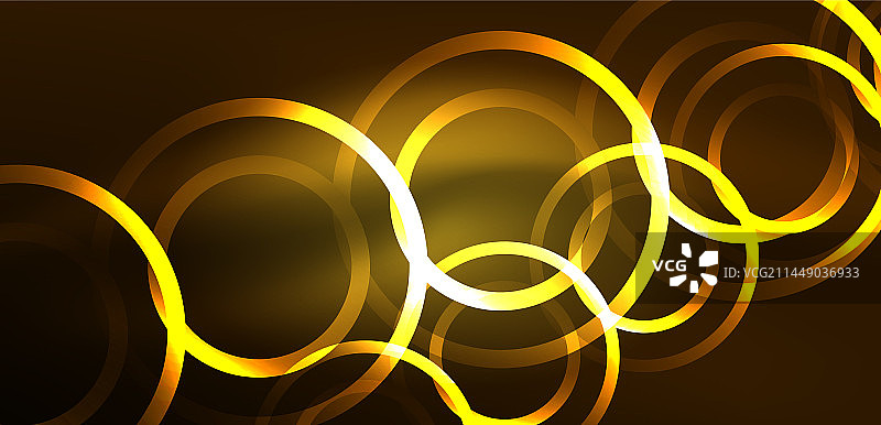 霓虹线条和波浪抽象的背景技术图片素材