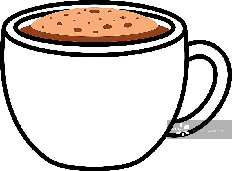 倒入杯中的芳香咖啡饮品图片素材