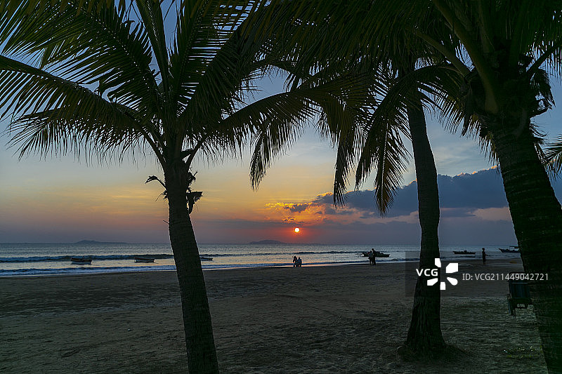 中国海南三亚椰梦长廊图片素材