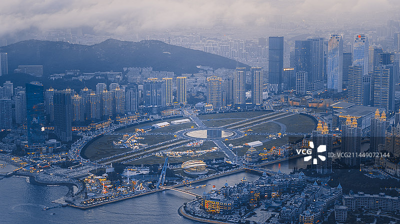 大连星海广场图片素材