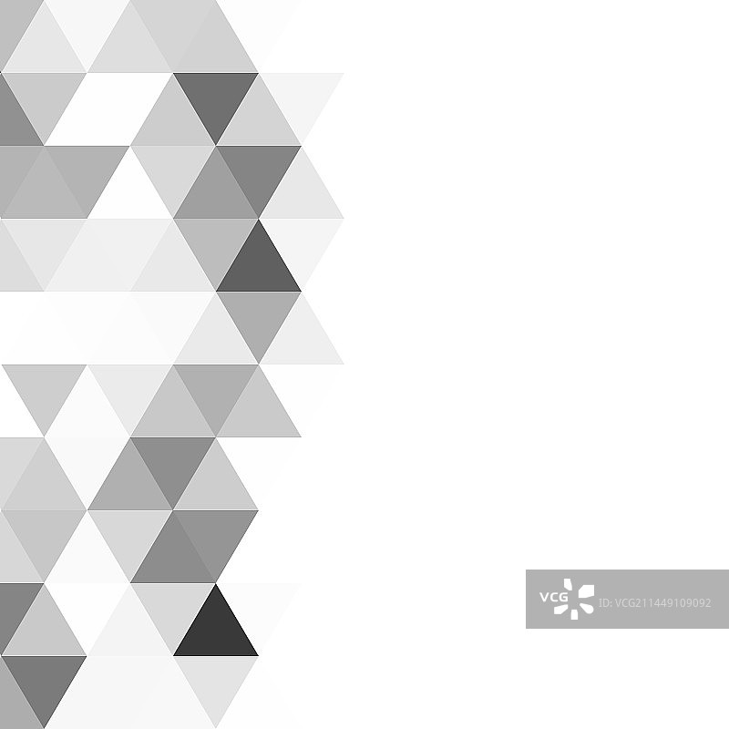 灰色三角形抽象背景图片素材