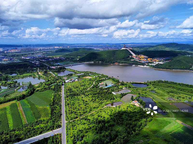 敦化六鼎山景区图片素材